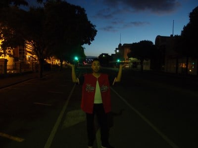 クリスとの写真